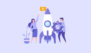 Loft Office With Vintage Decor For Creative